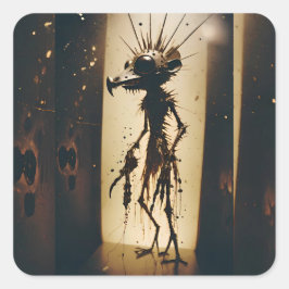 Overleven van dagelijkse verschrikkingen voor de R Vierkante Sticker