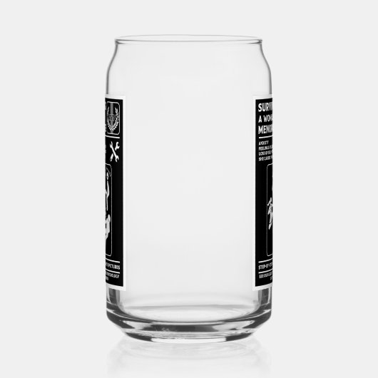 Overleven van de menopauze blikvorm glas (Rechts)