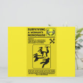 Overleven van de menopauze kaart (Staand voorkant)