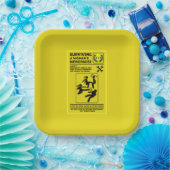 Overleven van de menopauze papieren bordje (Feest)