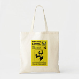 Overleven van de menopauze tote bag