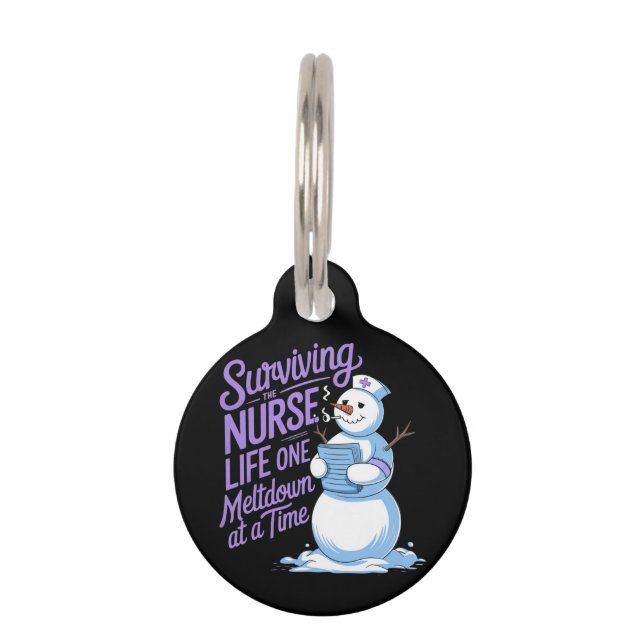 Overleven van de verpleegster leven een Meltdown o Huisdierpenning (Voorkant)