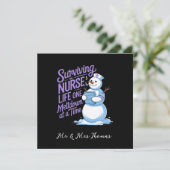 Overleven van de verpleegster leven een Meltdown o Kaart (Staand voorkant)