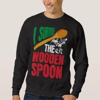 Overleven van de Wooden Spoon Italiaanse vlag Vade Trui