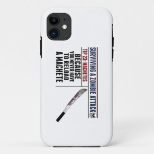 Overleven van een zombie-aanval iPhone Hoesje