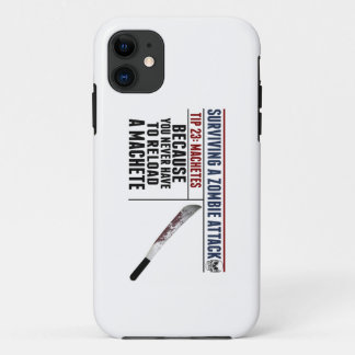 Overleven van een zombie-aanval iPhone Hoesje