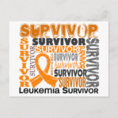 Overlevende 10 Leukemie Briefkaart (Voorkant)