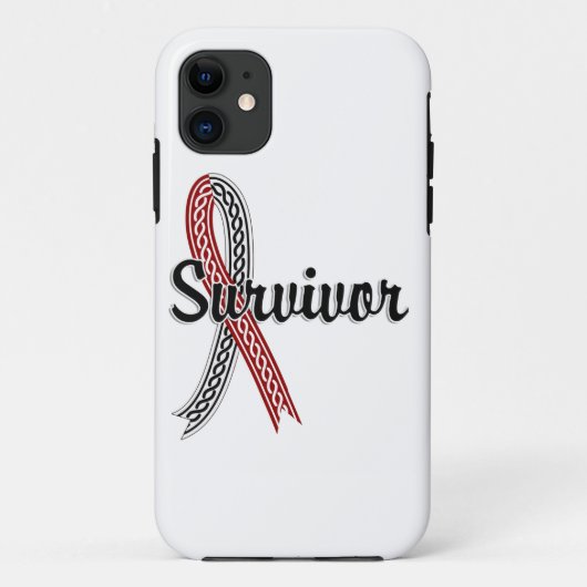 Overlevende 17 hoofd- en nek kanker Case-Mate iPhone case (Achterkant)