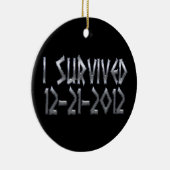 Overlevende 2012 keramisch ornament (Rechts)