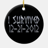 Overlevende 2012 keramisch ornament (Achterkant)