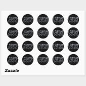Overlevende 2012 ronde sticker (Vel)