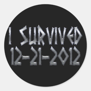Overlevende 2012 ronde sticker