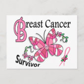Overlevende 6 Kanker van de Borst Briefkaart (Voorkant)