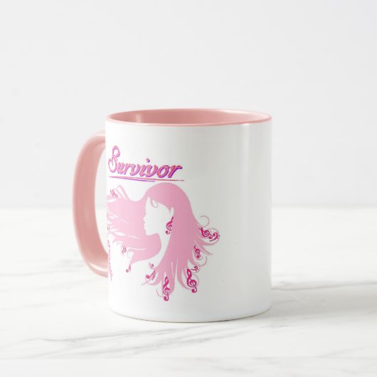 Overlevende borstkanker Mok (Voorkant links)