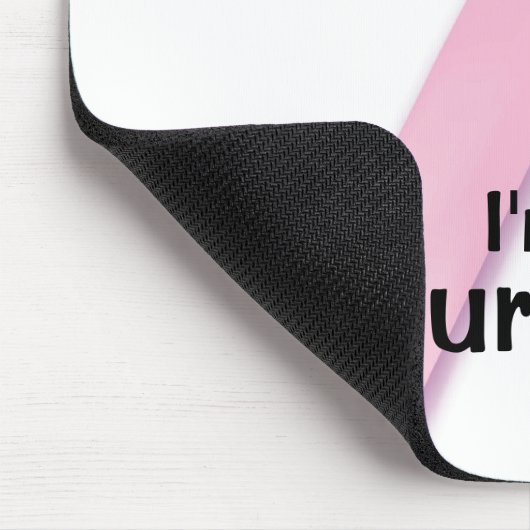 Overlevende borstkanker mousepad muismat (Hoek)