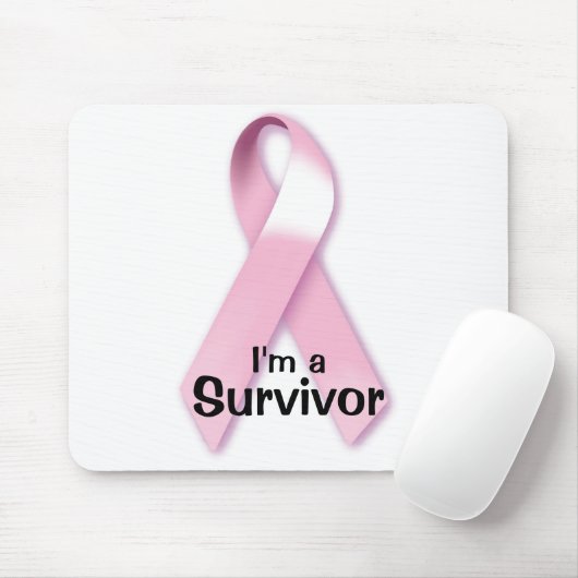 Overlevende borstkanker mousepad muismat (Met muis)
