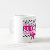 Overlevende Borstkanker Roze Koffiemok (Voorkant links)