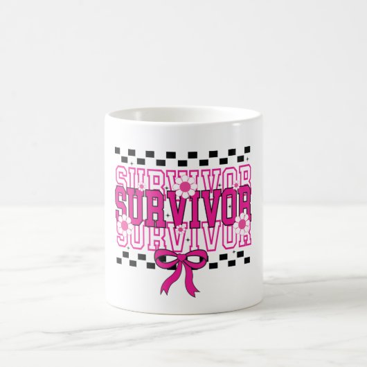 Overlevende Borstkanker Roze Koffiemok (Center)