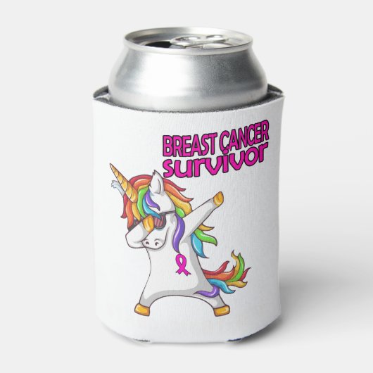 Overlevende borstkanker Stand-Fight-Win Blikjeskoeler (Blikje Voorkant)