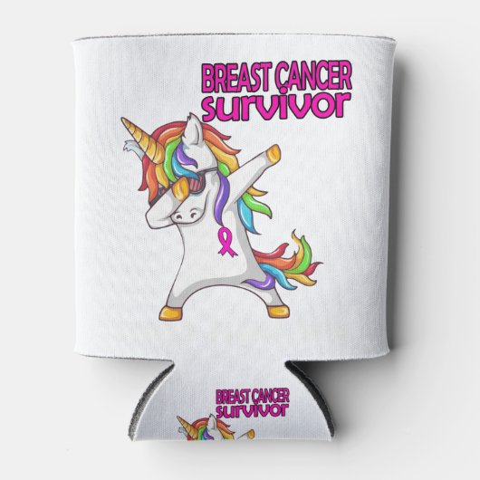 Overlevende borstkanker Stand-Fight-Win Blikjeskoeler (Voorkant)