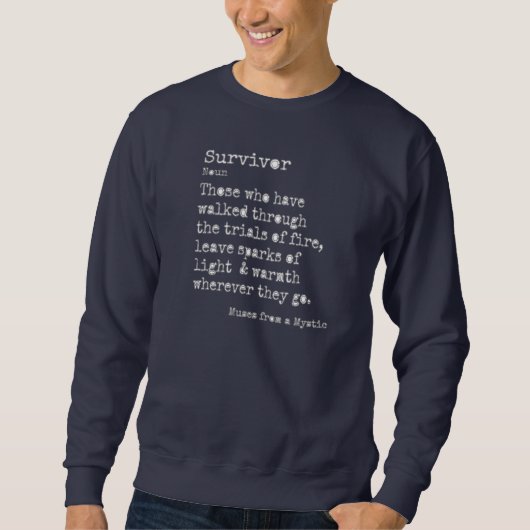 Overlevende: Crew Neck Trui (Voorkant)