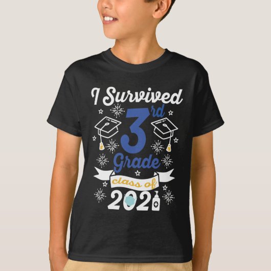 Overlevende derde klasse van de 2021 derde klasse t-shirt (Voorkant)