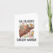 Overlevende galblaasoperatie kaart (Voorkant)