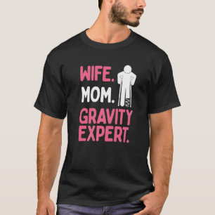 Overlevende gebroken been vrouw moeder zwaartekrac t-shirt