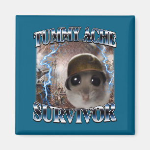 Overlevende Hamster Meme Grappige Spreuk Hams Magneet