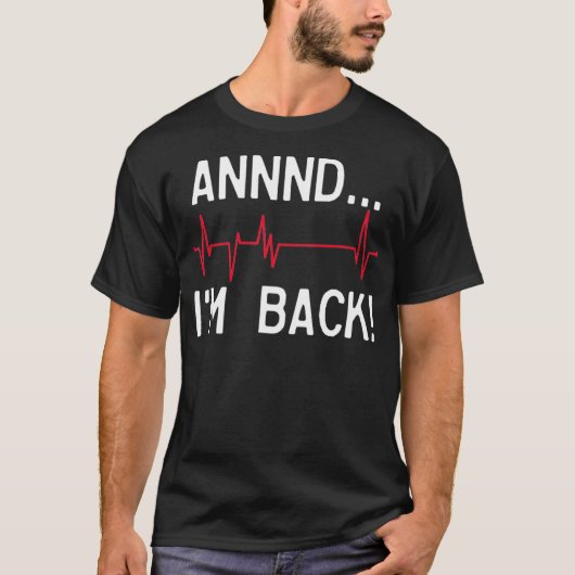 Overlevende hartaanval _8 t-shirt (Voorkant)