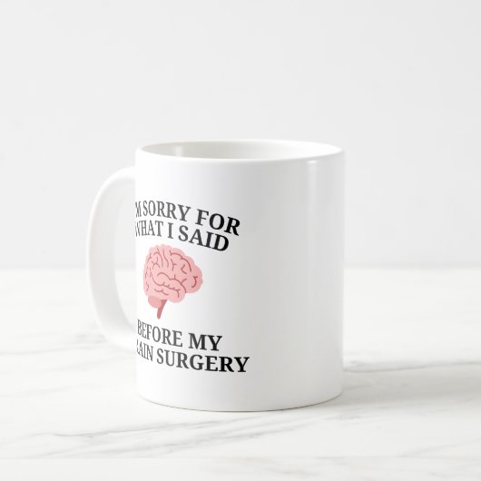 Overlevende hersenoperatie koffiemok (Voorkant links)