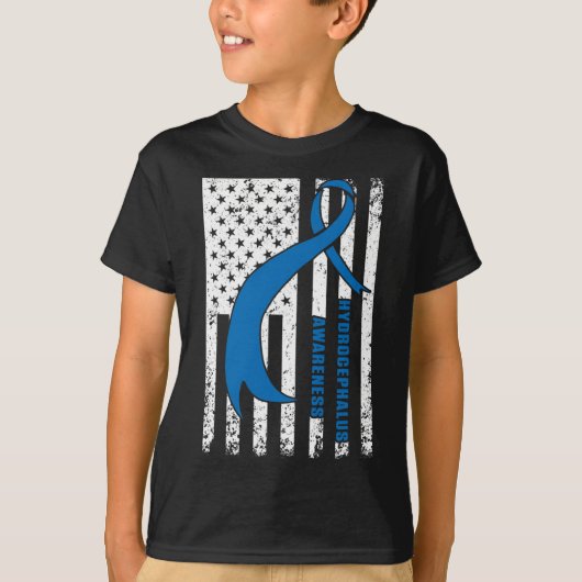 Overlevende hydrocefalus Patiëntenzorg Bewustzijn T-shirt (Voorkant)