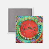 Overlevende Inspirerend kankerpatiënt MET ÉÉN WOOR Magneet (Voorkant / Achterkant)