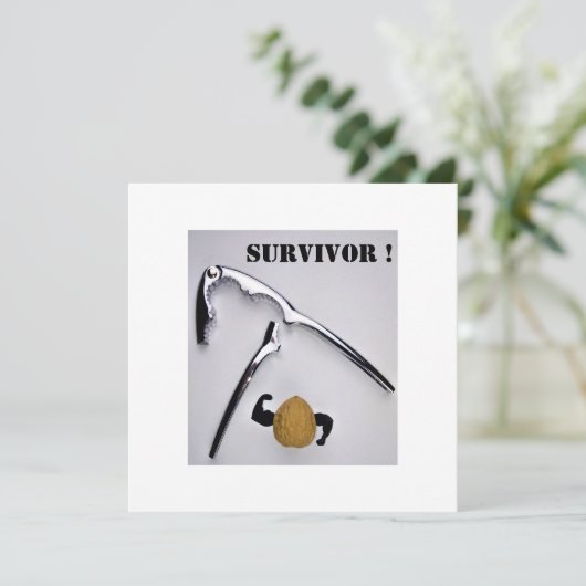 Overlevende! Kaart (Staand voorkant)