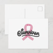 overlevende kanker briefkaart (Voorkant / Achterkant)