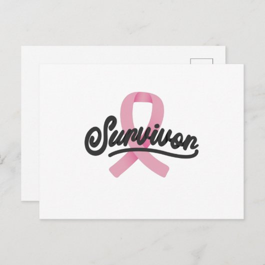 overlevende kanker briefkaart (Voorkant / Achterkant)