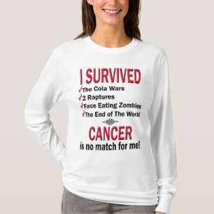 Overlevende - Kanker geen gelijke T-shirt