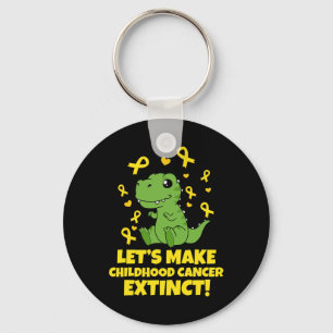 Overlevende Kindercancerbewustzijnsmaand Sleutelhanger