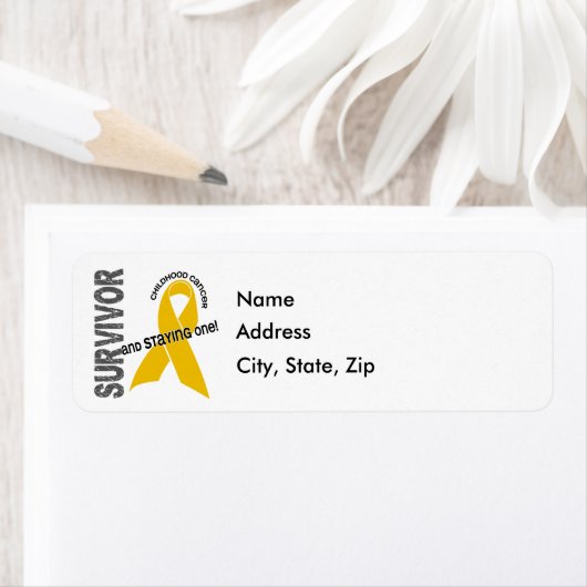 OVERLEVENDE KINDERKANKER 1 ETIKET (Insitu)