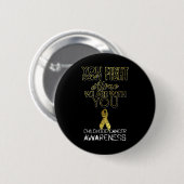 Overlevende kinderkanker Bewustzijn kinderkanker Ronde Button 5,7 Cm (Voorkant /achterkant)