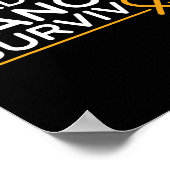 Overlevende kinderkanker Kind kanker Lintje A Poster (Hoek)