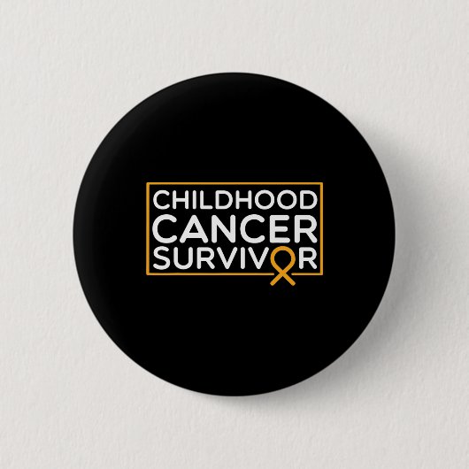 Overlevende kinderkanker Kind kanker Lintje A Ronde Button 5,7 Cm (Voorkant)