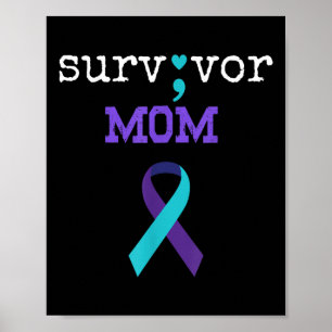 Overlevende Moeder - Semicolon Gift Zelfmoord Prev Poster