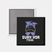 Overlevende moeder - Semicolon Suicide Prevention Magneet (Voorkant / Achterkant)
