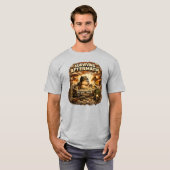 Overlevende Nasleep Capybara Meme T-shirt | Grappi (Voorkant volledig)
