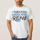 Overlevende orkaan Irene T-shirt (Voorkant)