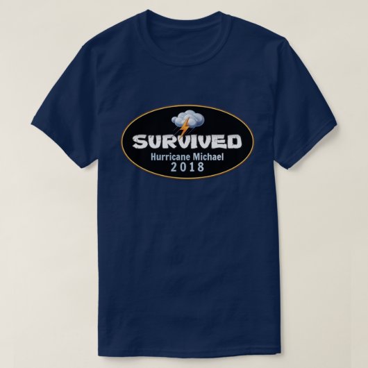 Overlevende orkaan Michael 2018 T-shirt (Design voorkant)
