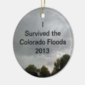 Overlevende overstromingen keramisch ornament (Links)