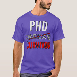 overlevende PhD-kandidaat 23 T-shirt