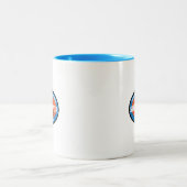 Overlevende Pickleball Tweekleurige Koffiemok (Center)